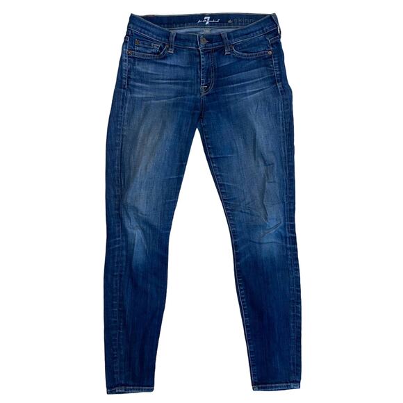 Women’s 7 For All Mankind The Skinny Jean Size Size 28x29 - Picture 1 of 9